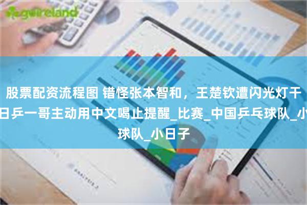 股票配资流程图 错怪张本智和，王楚钦遭闪光灯干扰，日乒一哥主动用中文喝止提醒_比赛_中国乒乓球队_小日子