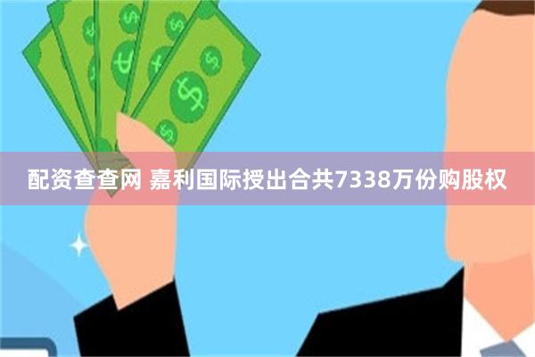 配资查查网 嘉利国际授出合共7338万份购股权