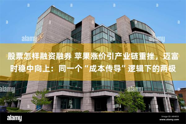 股票怎样融资融券 苹果涨价引产业链重挫，迈富时稳中向上：同一个“成本传导”逻辑下的两极