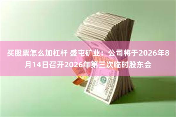 买股票怎么加杠杆 盛屯矿业：公司将于2026年8月14日召开2026年第三次临时股东会