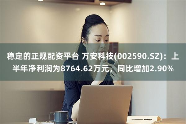 稳定的正规配资平台 万安科技(002590.SZ)：上半年净利润为8764.62万元，同比增加2.90%