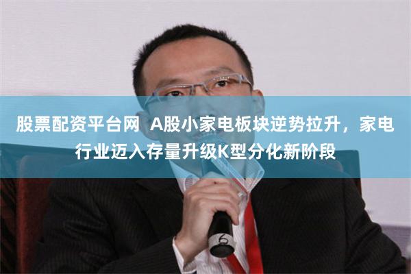 股票配资平台网  A股小家电板块逆势拉升，家电行业迈入存量升级K型分化新阶段