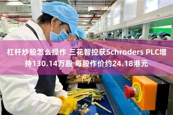 杠杆炒股怎么操作 三花智控获Schroders PLC增持130.14万股 每股作价约24.18港元